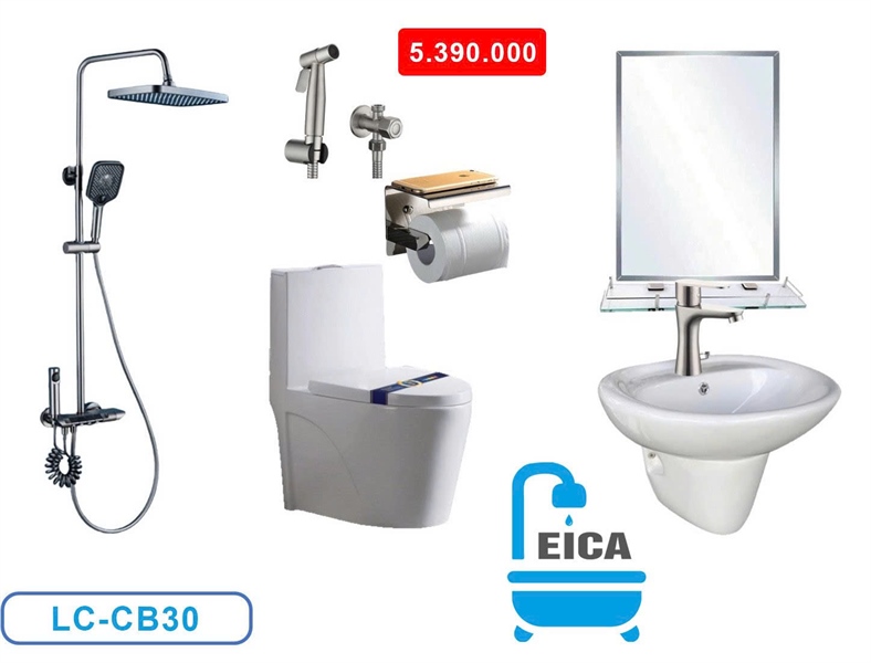 Combo XXX - Bộ thiết bị vệ sinh LEICA cao cấp