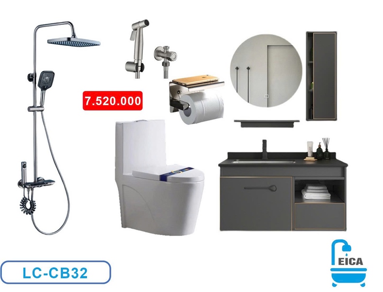 Combo XXXII - Bộ thiết bị vệ sinh LEICA cao cấp