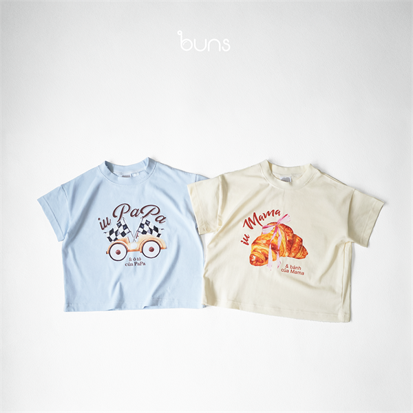 ÁO THUN IU PAPA/IU MAMA