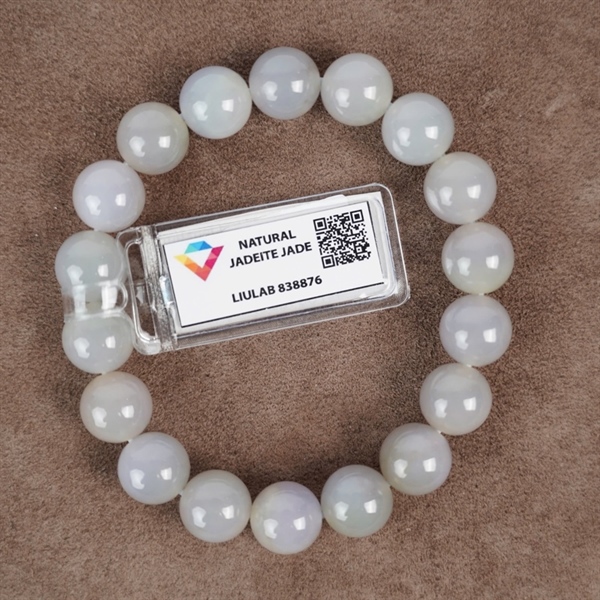 Vòng hoàng phỉ phớt lam tím My 18 hạt ly11.05-10.97 (838876) KG+