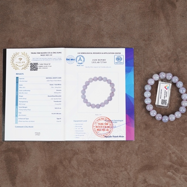 Vòng nếp băng tím My 19 hạt ly10.2-9.98 (727569) KG+