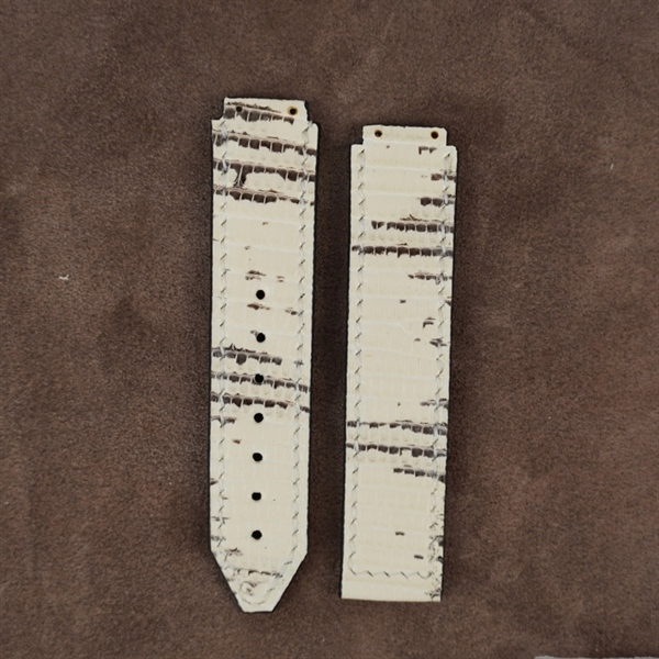 Dây đồng hồ cá sấu bạch tạng +