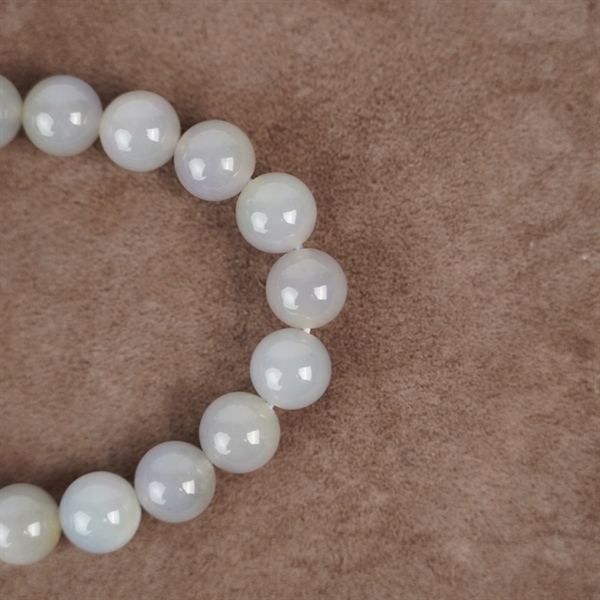 Vòng hoàng phỉ phớt lam tím My 18 hạt ly11.05-10.97 (838876) KG+