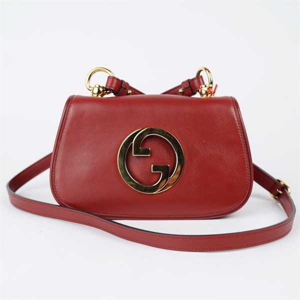 Túi GG Blondie đỏ mận (D038198360) sz21 KG+