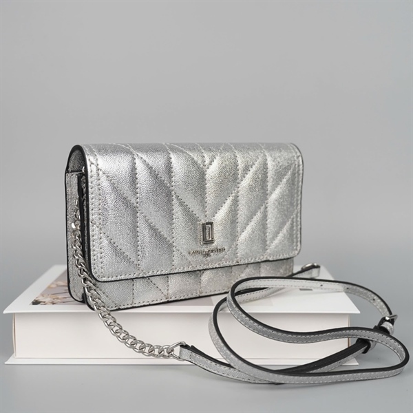 Túi Karl Lagerfeld bạc sz19 +