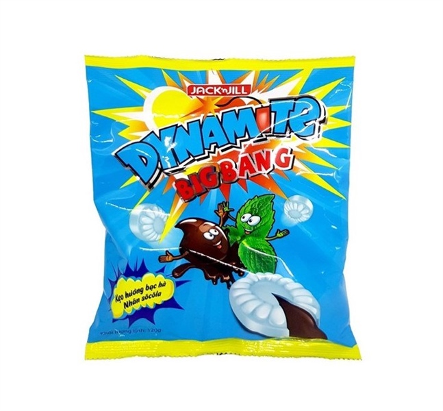 Kẹo Dynamite bạc hà socola 112g