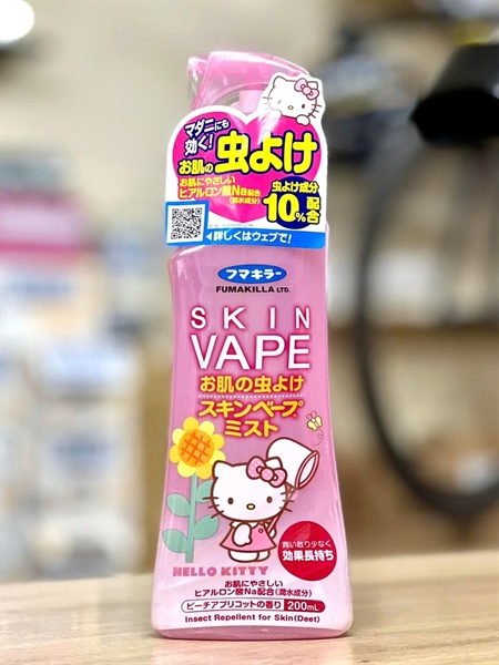 Xịt Chống Muỗi Skin Vape Nhật 200ml (Hồng)