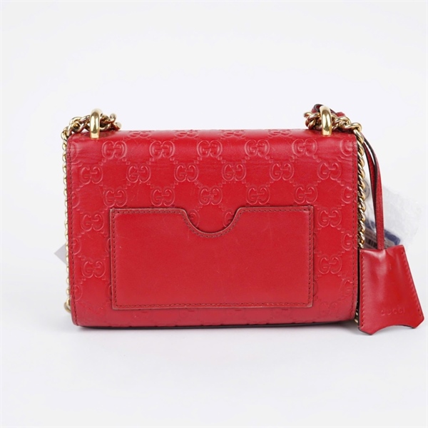 Túi GG Padlock đỏ có tag xanh (I021409919) sz20 (A-T) KG+
