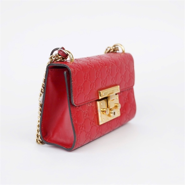 Túi GG Padlock đỏ có tag xanh (I021409919) sz20 (A-T) KG+