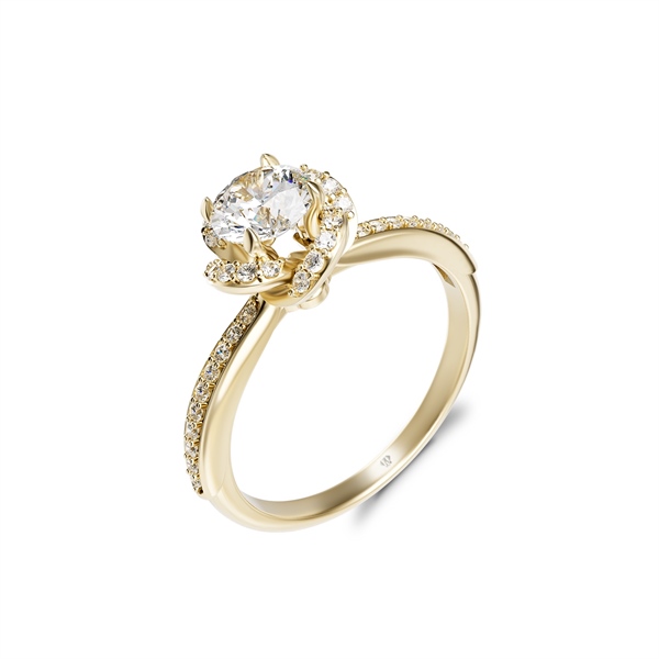 18-286 Nhẫn vàng nữ 18K