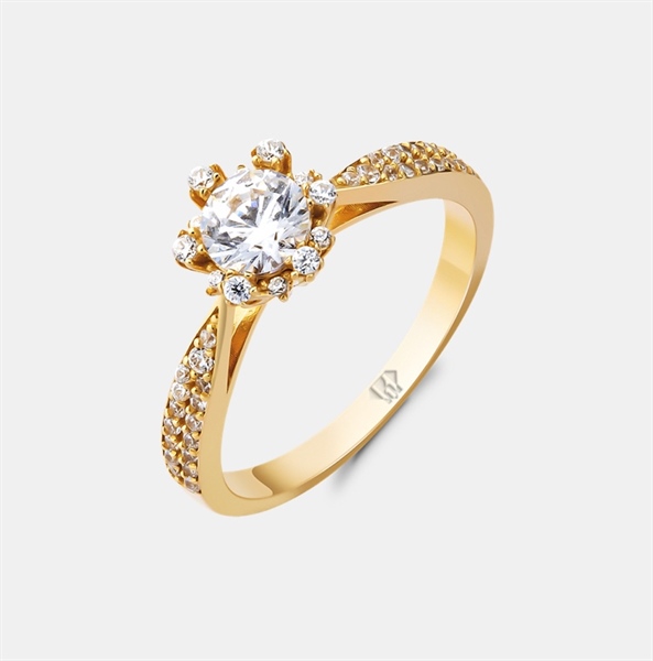18-227 Nhẫn vàng nữ 18K