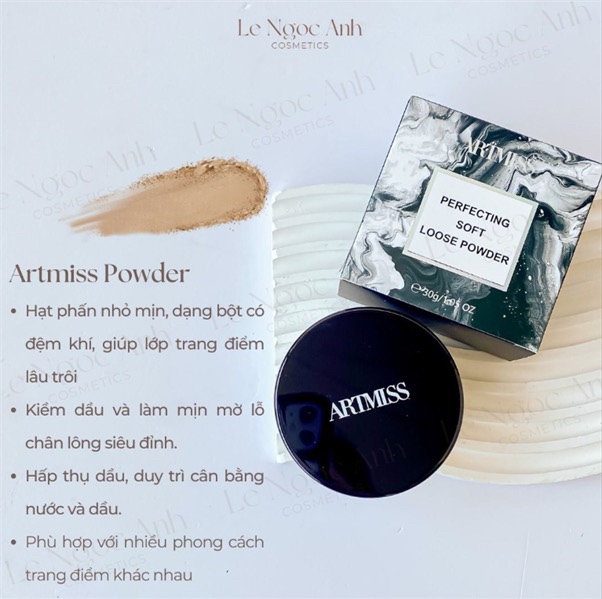 [Hàng Công Ty] ARTMISS Transparent Matte Powder Phấn Phủ - T02