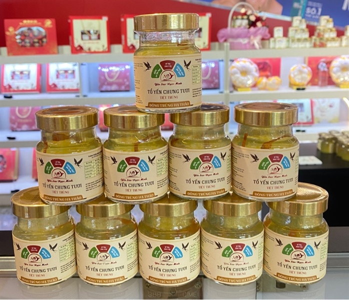 Tổ Yến Chưng Tươi Đông Trùng - 0.8 Gr