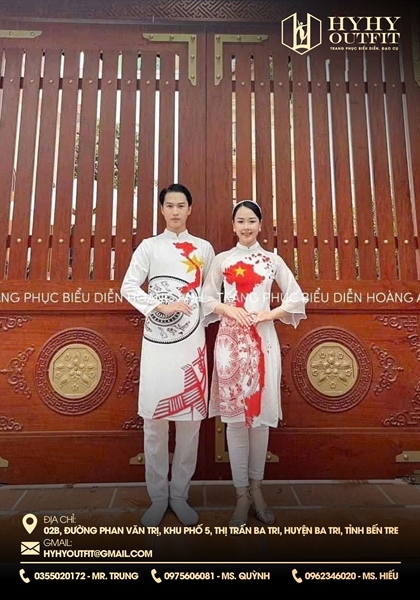 ÁO DÀI BẢN ĐỒ