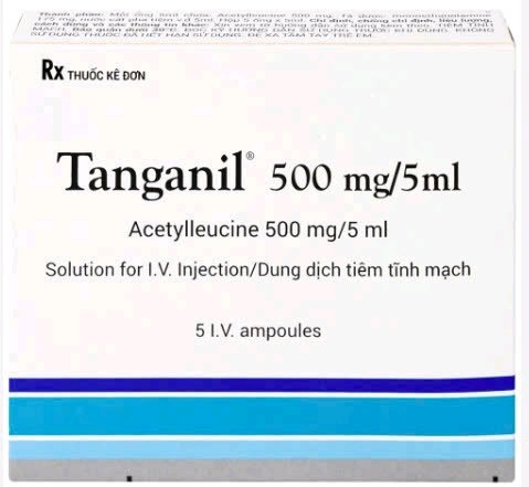 Tanganil 500mg/5ml (Hộp 5ống) - Pháp
