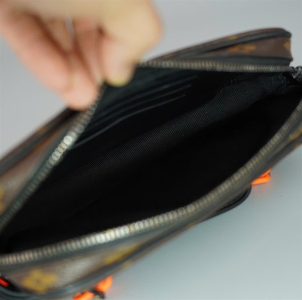 Túi LV Soft Trunk hoa nâu sz20 +