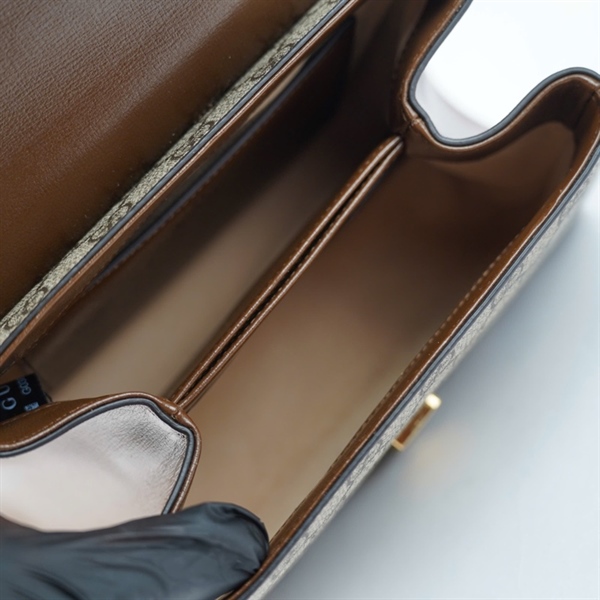 Túi GG Handle 1955 xám 2 strap (G038695921) sz22 +