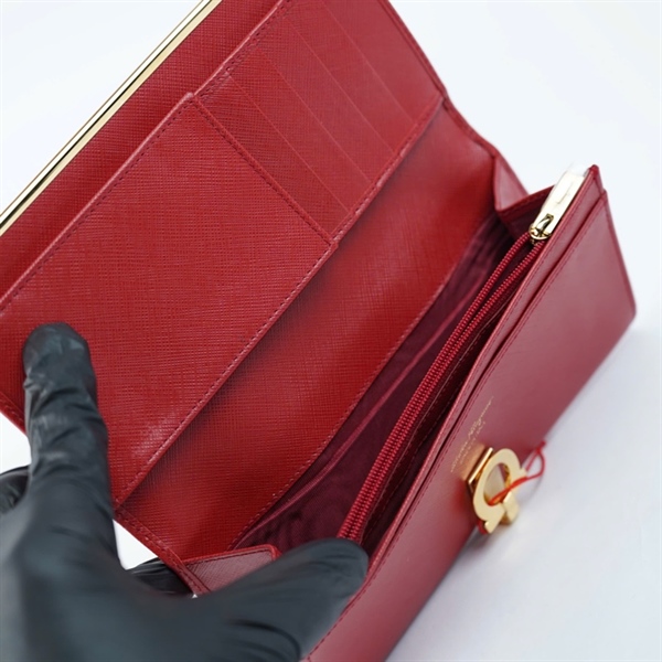 Ví Salvatore đỏ gập 2 (GJ-224633) +