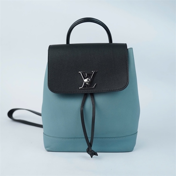 Balo LV xanh nắp đen (DU4136) sz21 (A-T) KG+