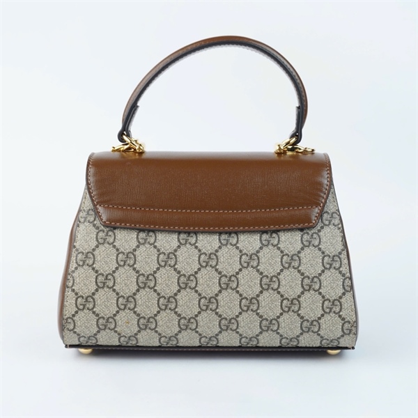 Túi GG Handle 1955 xám 2 strap (G038695921) sz22 +