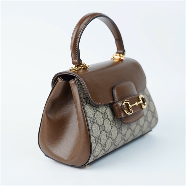 Túi GG Handle 1955 xám 2 strap (G038695921) sz22 +