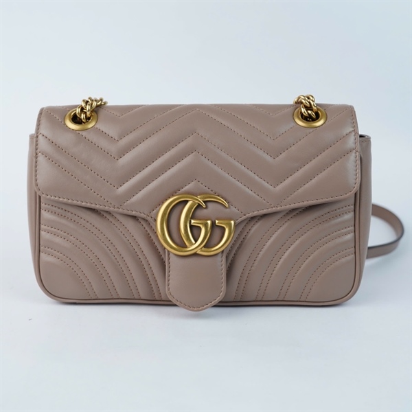 Túi GG Marmont nâu (G024226925) sz25 +