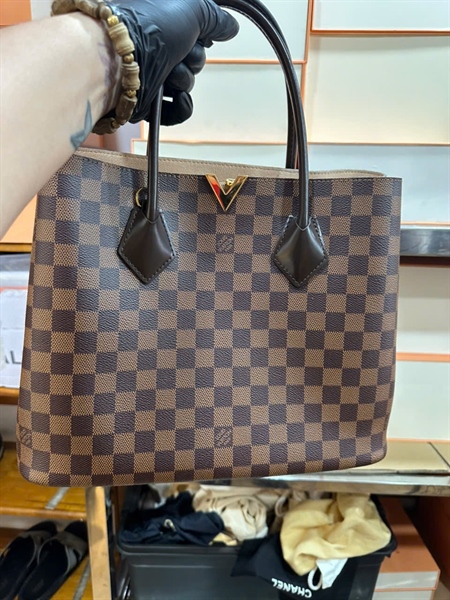 LV Kensington ô vuông nâu (DU4105) sz34 +