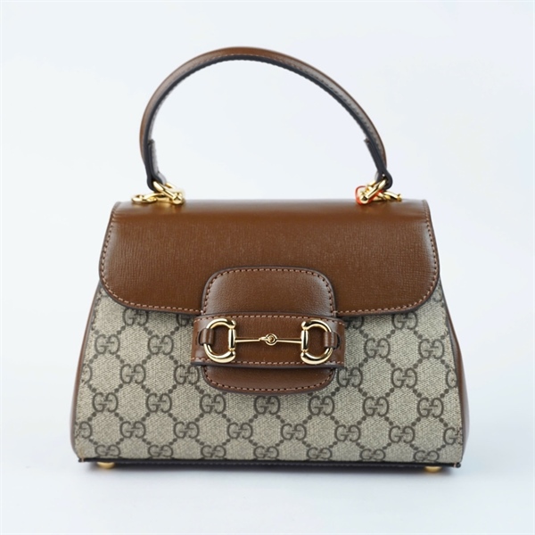 Túi GG Handle 1955 xám 2 strap (G038695921) sz22 +