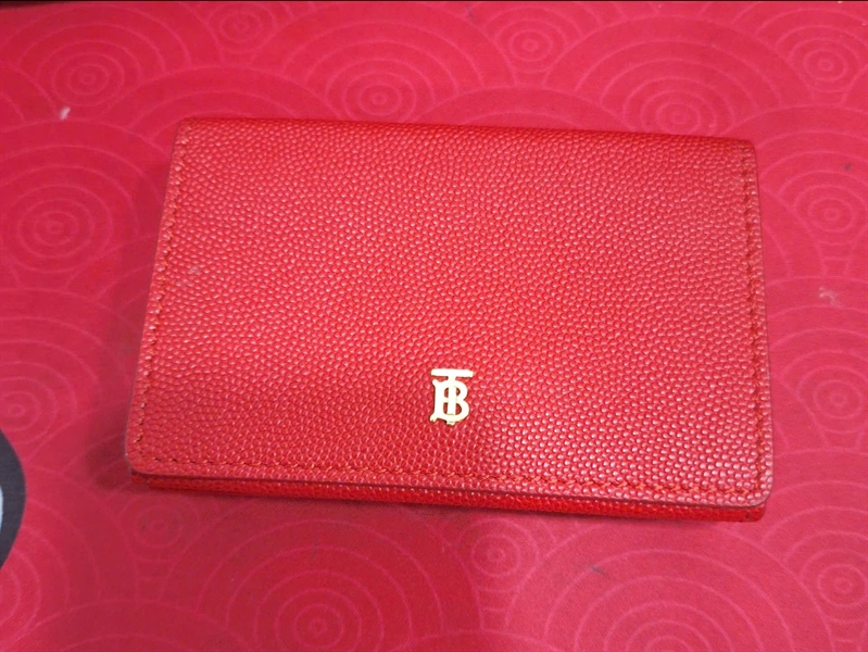 Ví BBR đỏ gập 3 2 nắp +