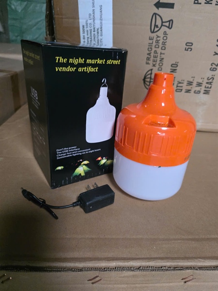 ( 500W ) Bóng Đèn Tích Điện 6-8H Kèm Phích Cắm ( Thùng 50 )