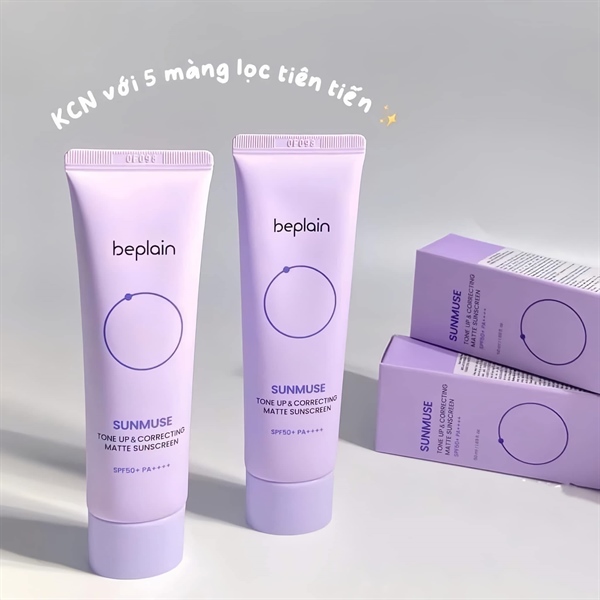 Kem chống nắng Beplain - TÍM NHẠT (VAT)