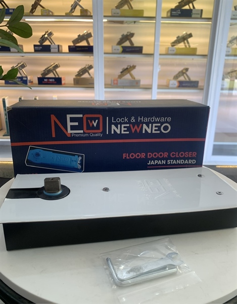 BẢN LỀ SÀN CỬA KÍNH NEWNEO NO.HS 8622W CHỊU TẢI 105KG - KT 308X 108X42MM