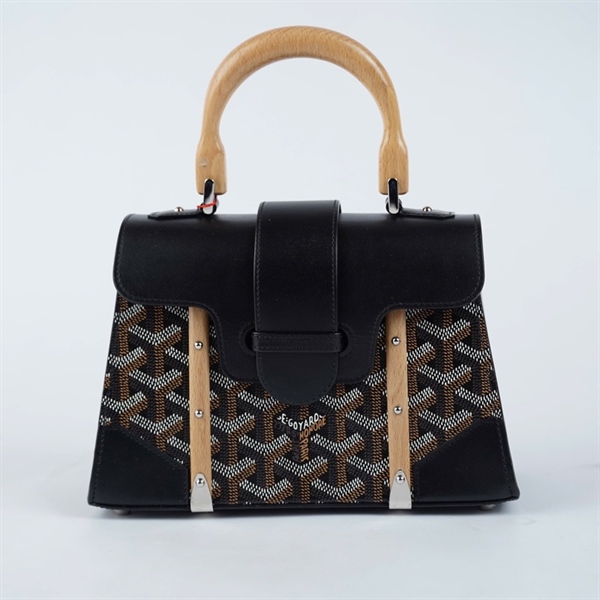 Túi Goyard Saigon Handle đen sz21 KG+