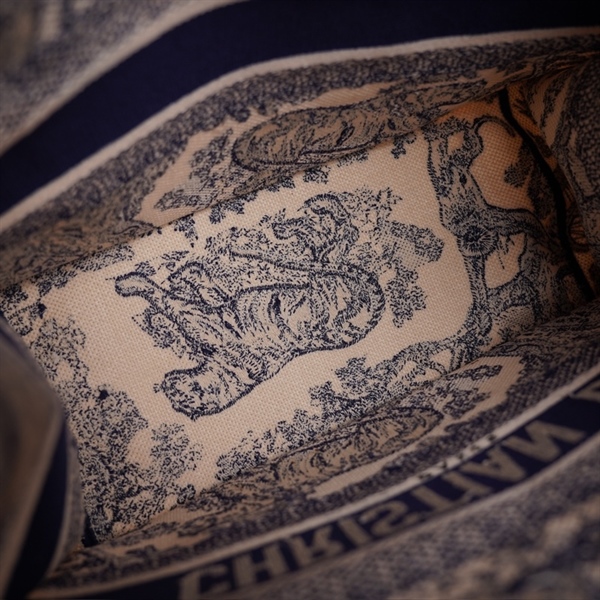 Túi Dior tote họa tiết xanh (50-MA-0270) sz35 (A-T) KG+