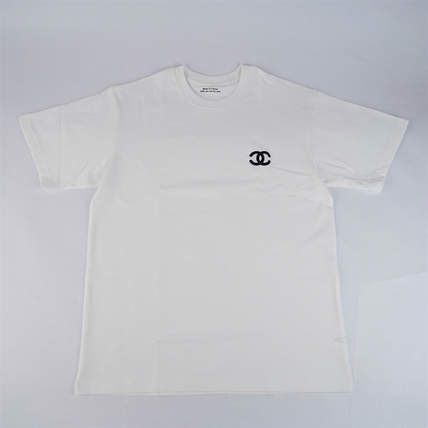 Áo Thun Chanel Trắng Cổ Tròn +