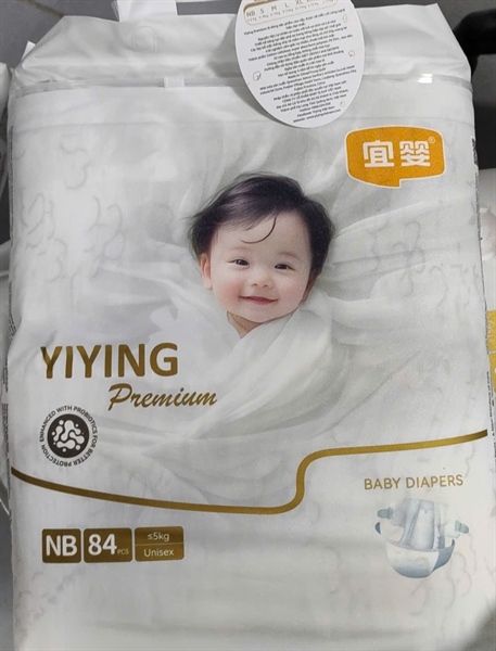Bỉm Yiying Premium dán NB84