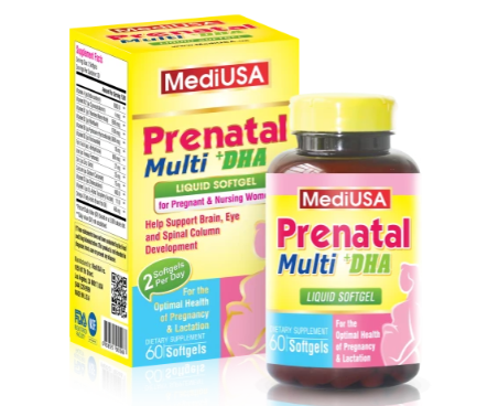 MediUSA Prenatal Multi DHA 60 viên