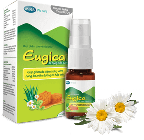Eugica xịt họng thảo dược 10ml