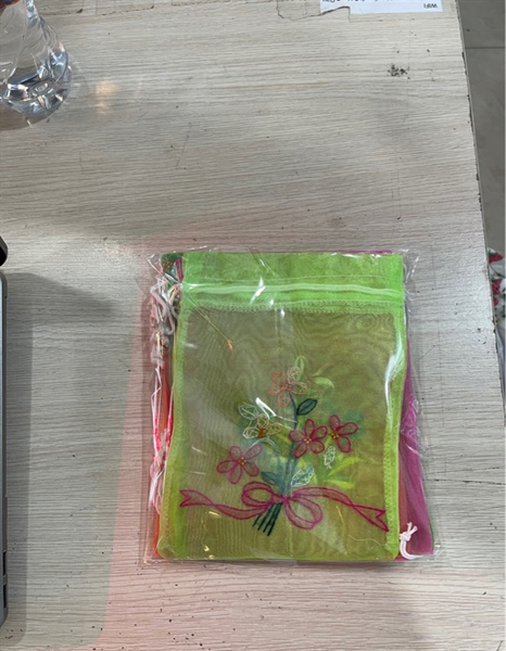 Bộ 10 Túi voal bé số 1 - Set of 10pcs embroidery bag - Usd 8