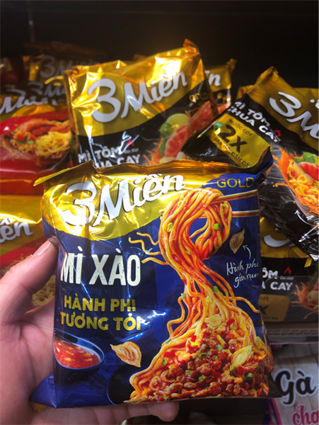 Mì xào hành phi tỏi 3 Miền