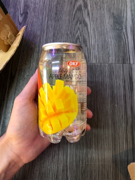 Nước Giải Khát Có Ga Sparkling Apple Mango OKF 350ml