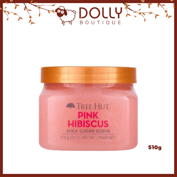 Tẩy Tế Bào Chết Body Tree Hut Shea Sugar Scrub Pink Hibiscus 510g