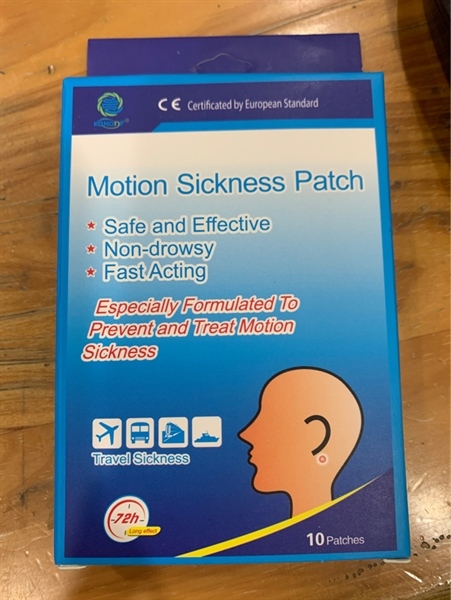 Dán say xe motion sickness patch