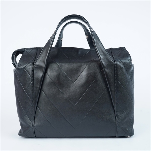 Túi Chanel Handle đen có lót form sz34 (HN) KG+