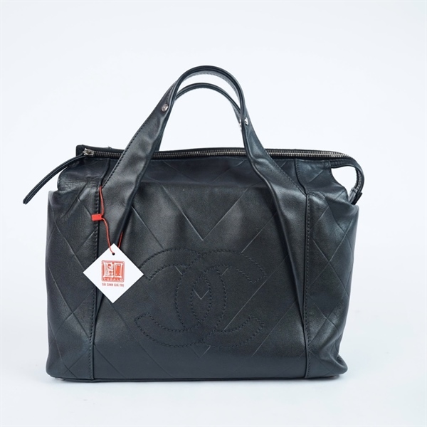 Túi Chanel Handle đen có lót form sz34 (HN) KG+