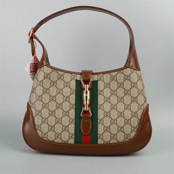 Túi GG Jackie 1961 xám sz29+