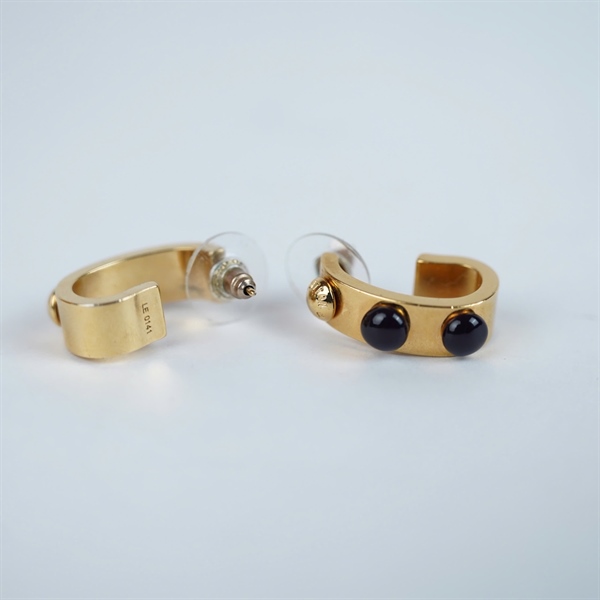 Bông tai LV vàng đính đá (HN) KG+