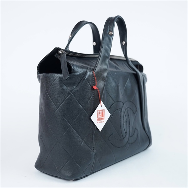 Túi Chanel Handle đen có lót form sz34 (HN) KG+