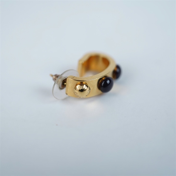 Bông tai LV vàng đính đá (HN) KG+