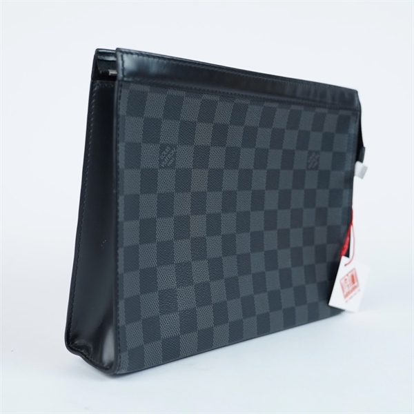 Túi LV Clutch ô vuông đen (SP0220) sz26 (A-T) KG+